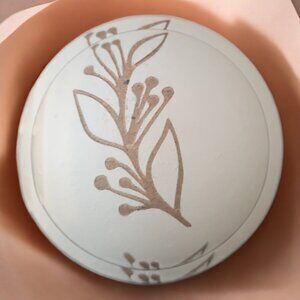 Wooden Sphere ball White color